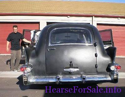 1958 Cadillac Eureka Hearse Landau rear end