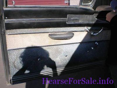 1958 Cadillac Eureka Hearse Landau driver side door