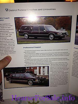 Matching Limo and Hearse 1992 Cadillac Fleetwood S&S