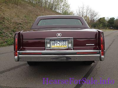 Matching Limo and Hearse 1992 Cadillac Fleetwood S&S