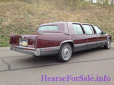 Matching Limo and Hearse 1992 Cadillac Fleetwood S&S
