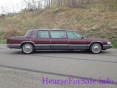 Matching Limo and Hearse 1992 Cadillac Fleetwood S&S