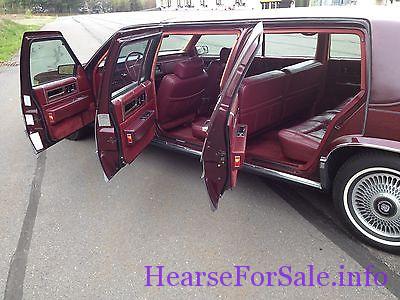 Matching Limo and Hearse 1992 Cadillac Fleetwood S&S