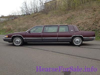 Matching Limo and Hearse 1992 Cadillac Fleetwood S&S