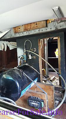 1978 Cadillac Hearse - Halloween Outlet's 'Jack In The Box' Hearse by Distortions Unlimited, pop-up mechanism for monster