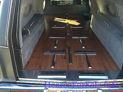 1996 Cadillac Fleetwood Corvette powered Hearse 1996 Cadillac Fleetwood Corvette Powered Hearse casket compartment, wood casket deck, rollers