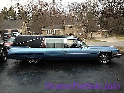 1973 Cadillac Superior Hearse.