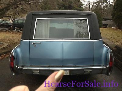 1973 Cadillac Superior Hearse.