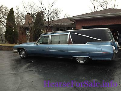 1973 Cadillac Superior Hearse.