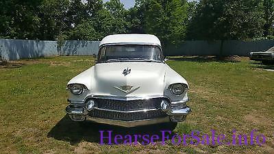 1956 Cadillac Deville Superior Hearse front end