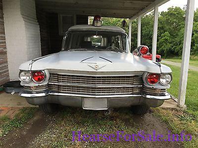 1963 Cadillac Fleetwood Hearse Ambulance Combo Ss 1959 Cadillac Miller-Meteor Rat Rod Hearse