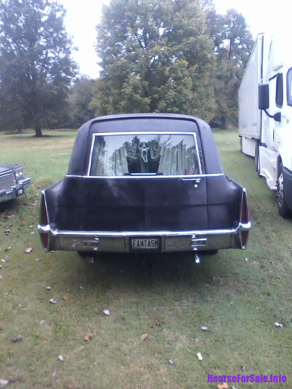 1970 Cadillac Fleetwood Hearse rear view