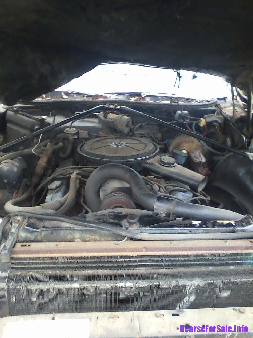 1970 Cadillac Fleetwood Hearse engine