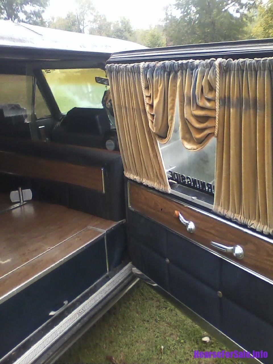 1970 Cadillac Fleetwood Hearse side door passenger side, casket deck