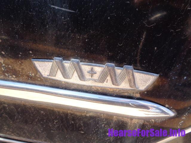 1960 Cadillac Miller meteor Hearse Ambulance Combo Miller-Meteor logo