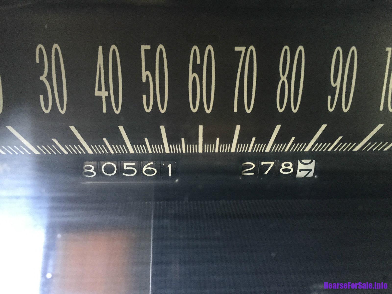 1963 Cadillac Hearse 1963 Cadillac Hearse odometer