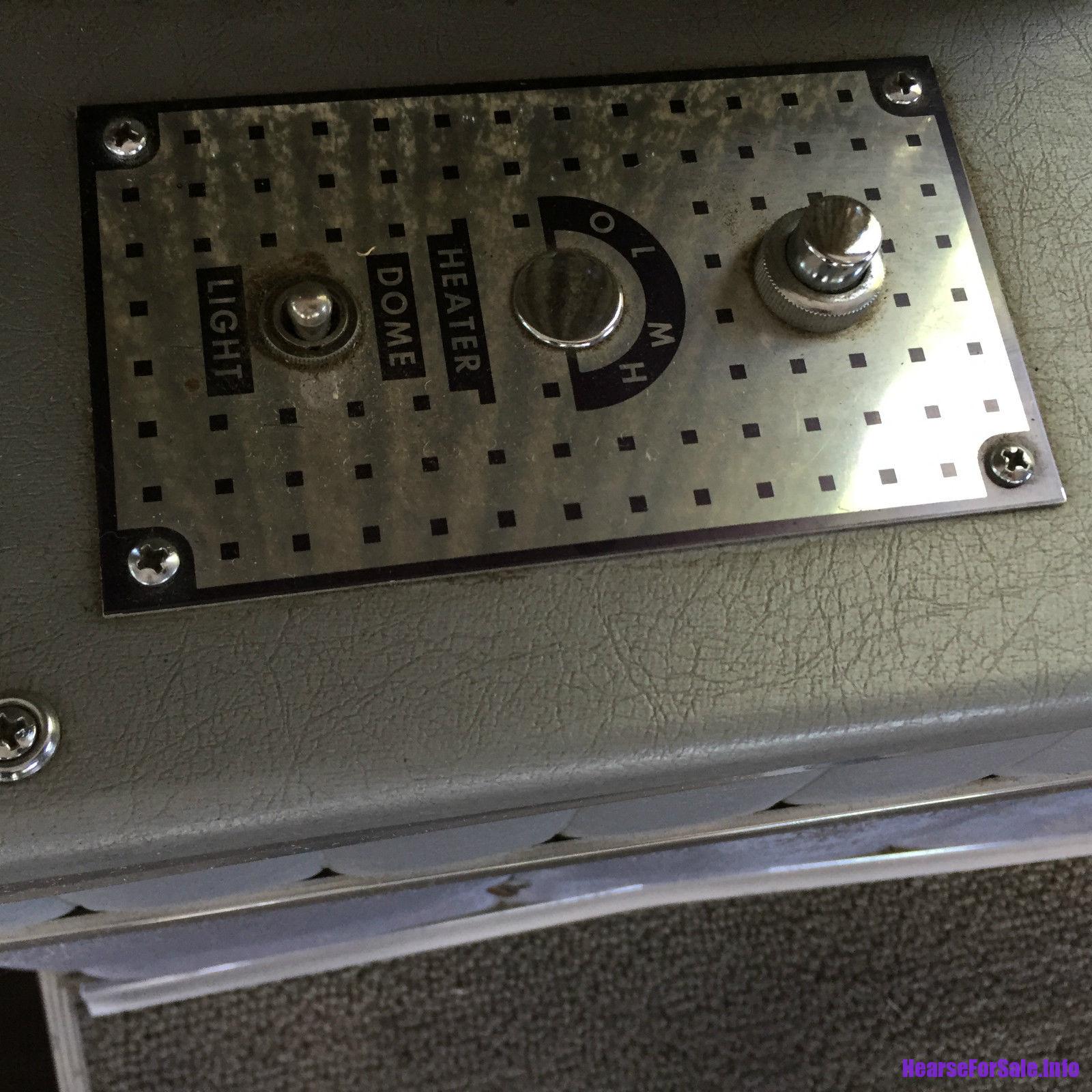 1963 Cadillac Hearse 1963 Cadillac Hearse lighting controls