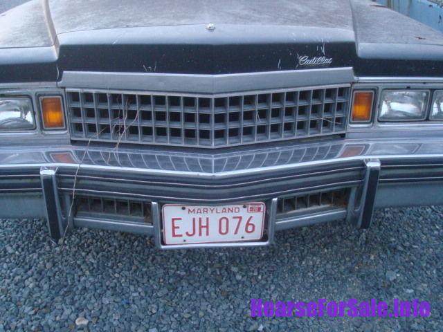 1978 Cadillac Hearse 1978 Cadillac Hearse front end, bumper