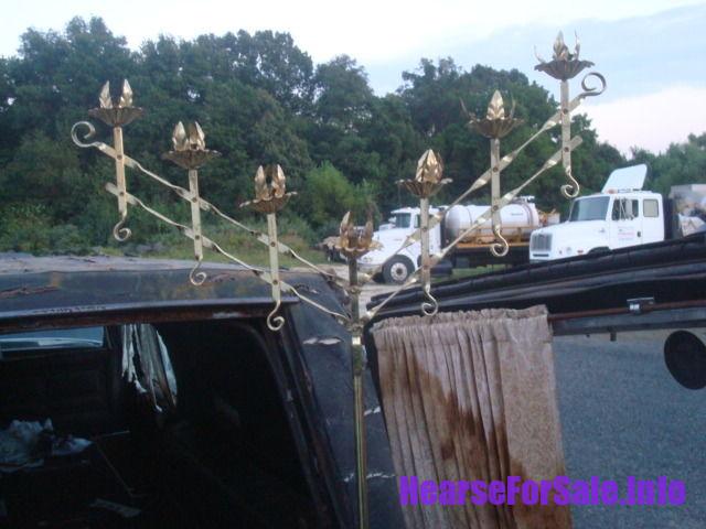 1978 Cadillac Hearse 1978 Cadillac Hearse and candle holders