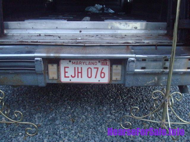 1978 Cadillac Hearse 1978 Cadillac Hearse rear pumper