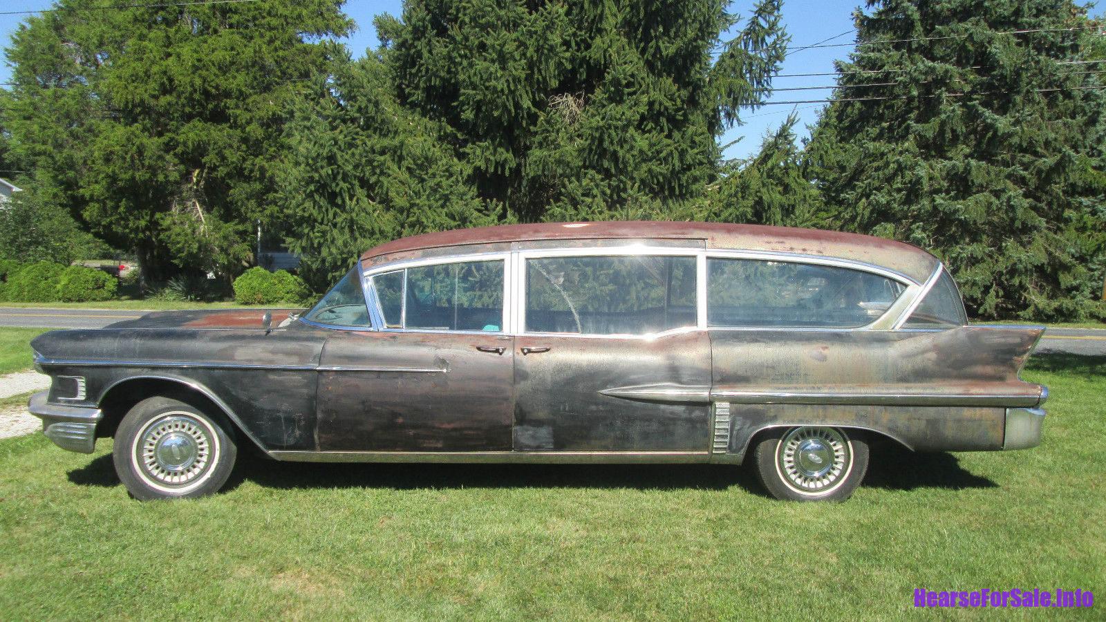 1958 Cadillac Superior 3-way Hearse driver side