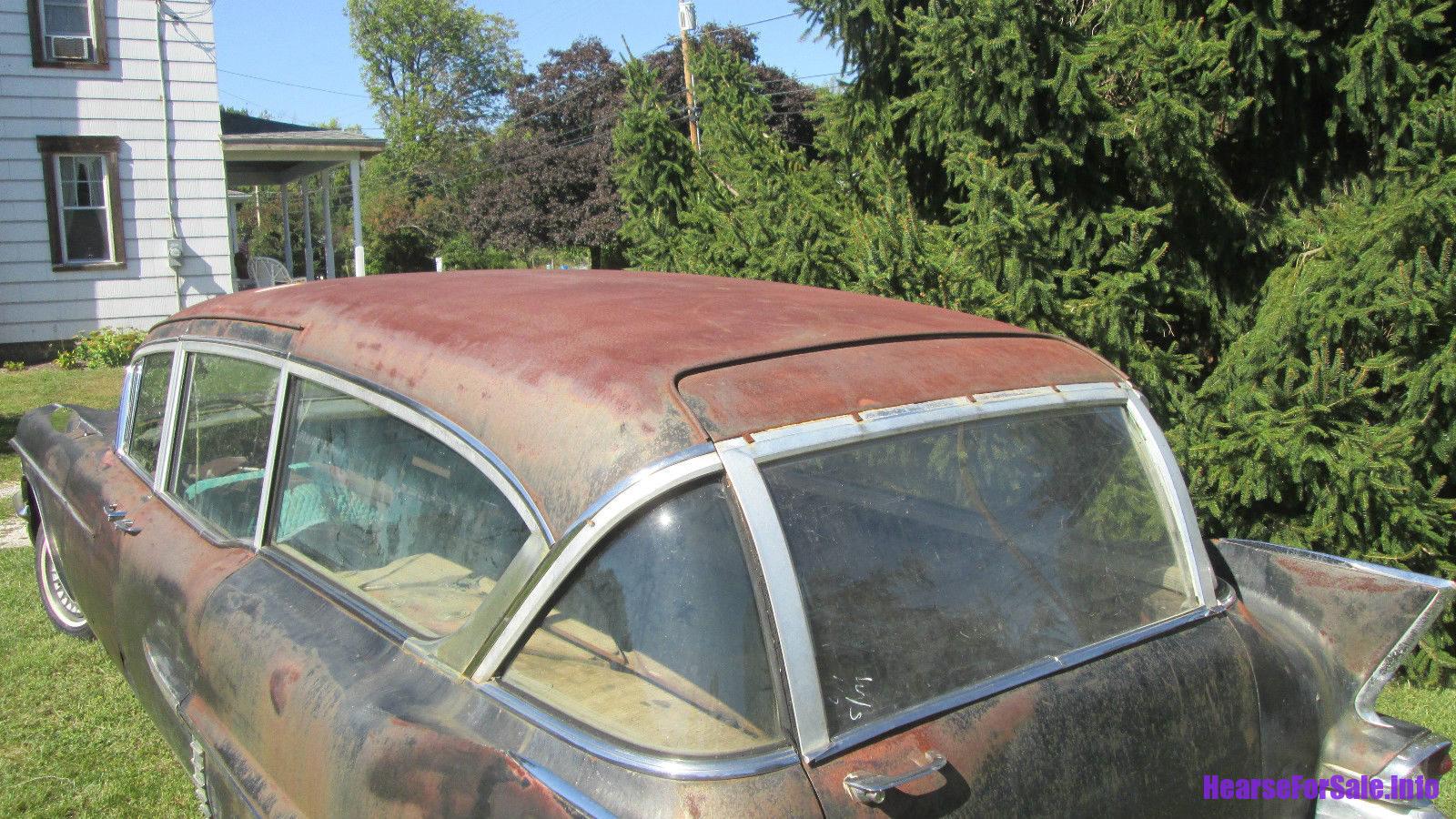 1958 Cadillac Superior 3-way Hearse roof top