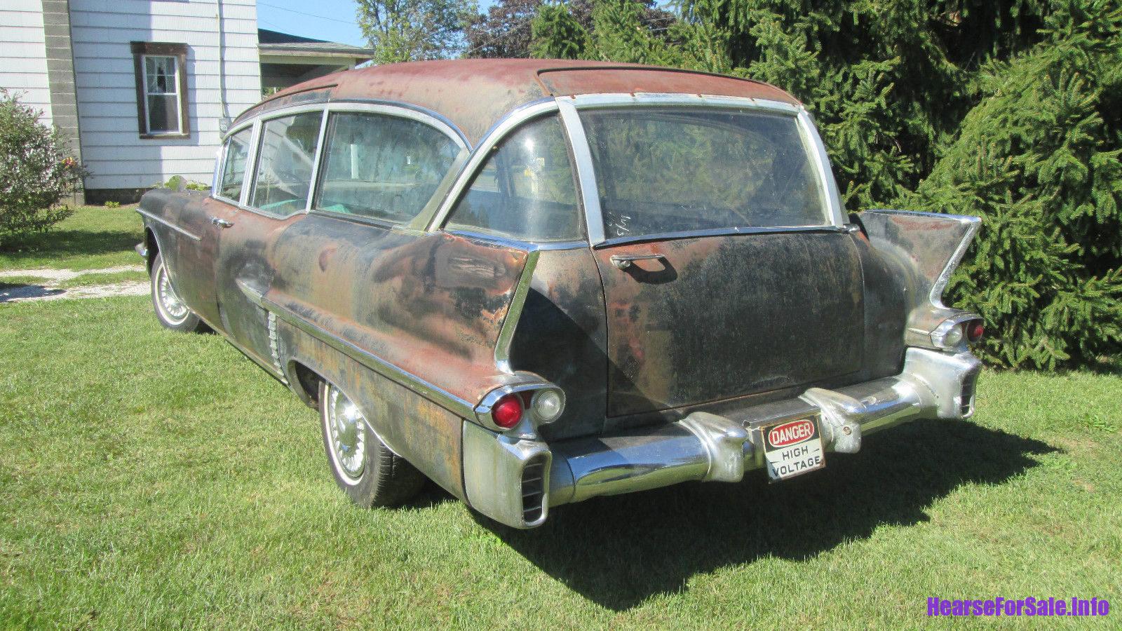 1958 Cadillac Superior 3-way Hearse rear end