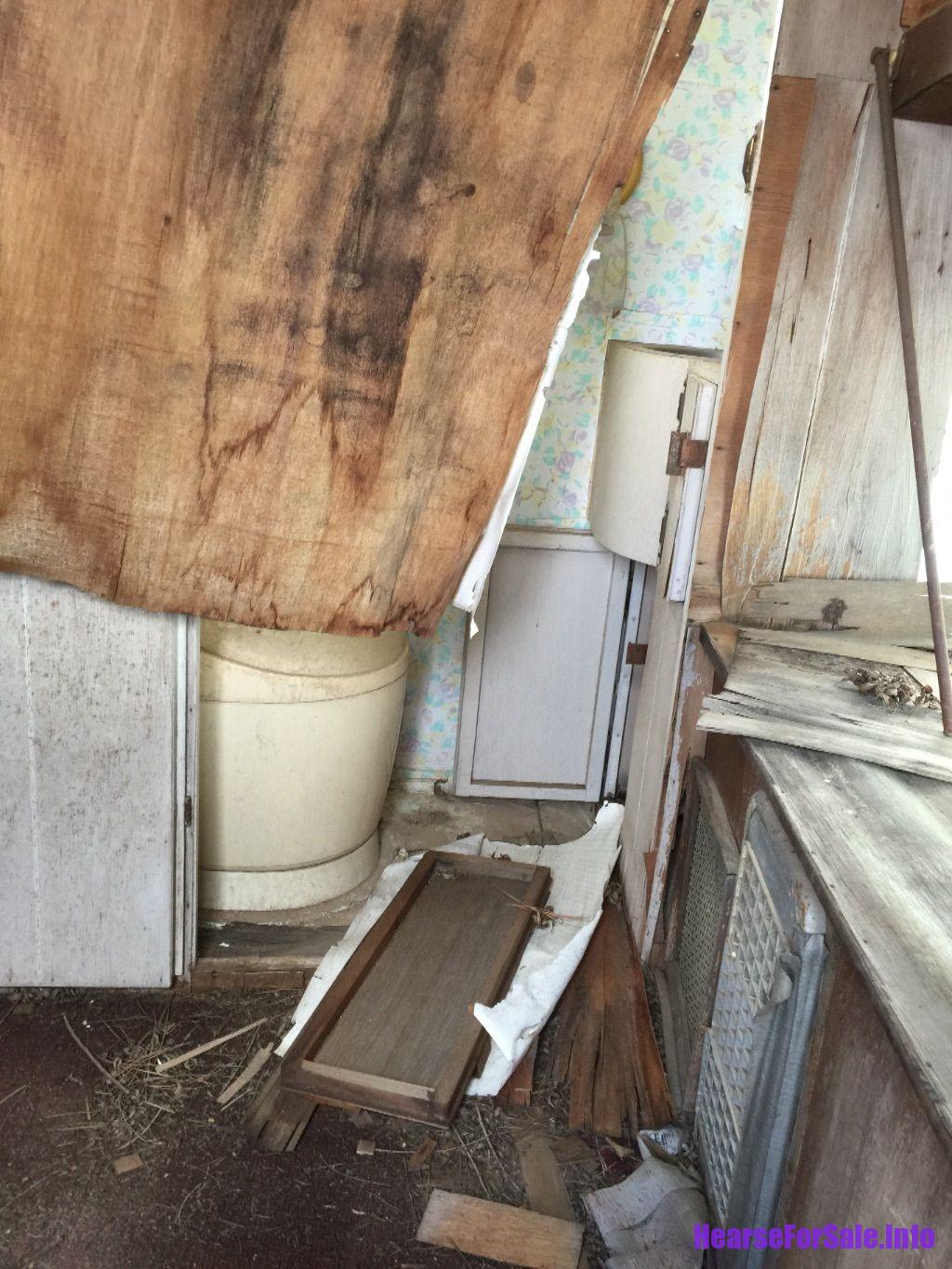 1958 Cadillac Superior Hearse Ambulance Combo Converted to Camper 1958 Cadillac Superior Hearse / Ambulance Combo Converted To Camper bathroom area