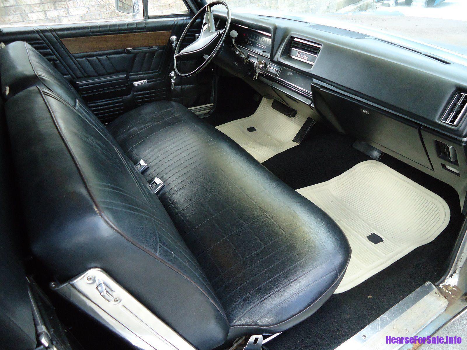 1968 Cadillac Miller Meteor Hearse driver cab bench seat