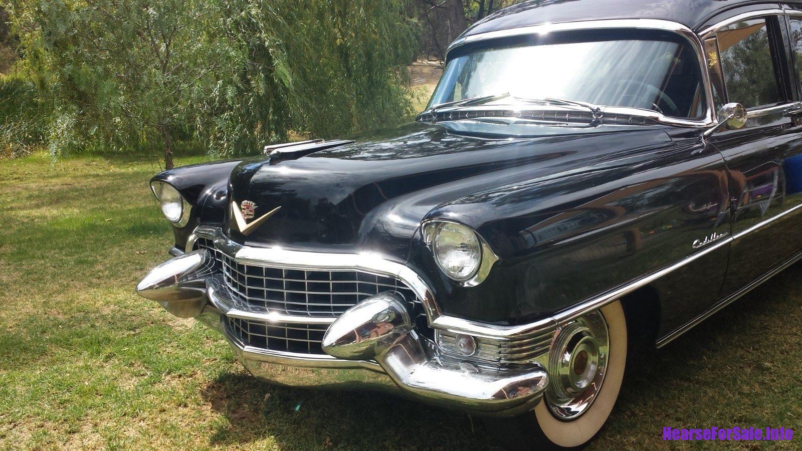 1955 Cadillac Meteor Hearse front end
