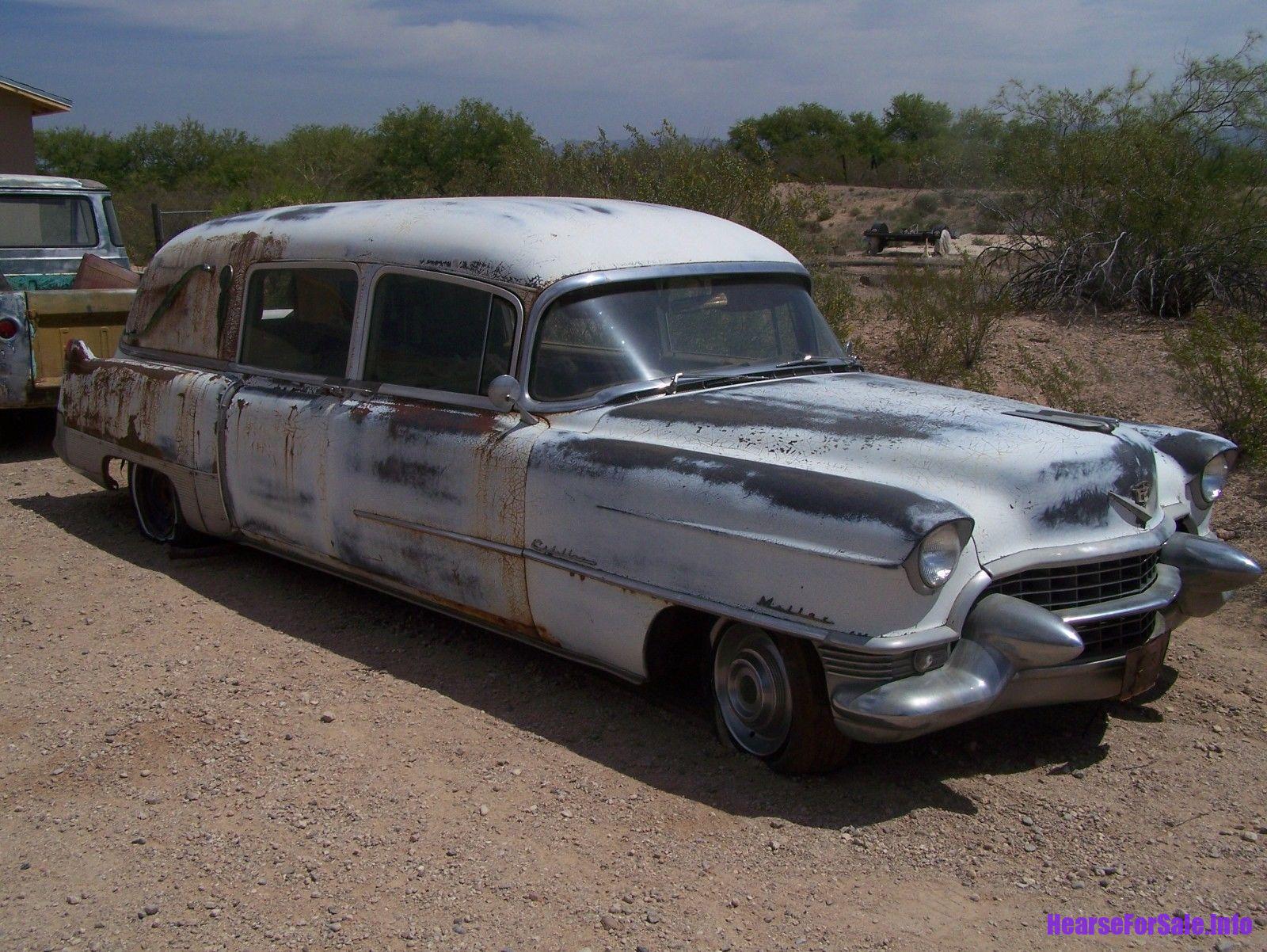 1955 Cadillac AJ Miller Coachbuilt 3-Way Electric Loader Hearse