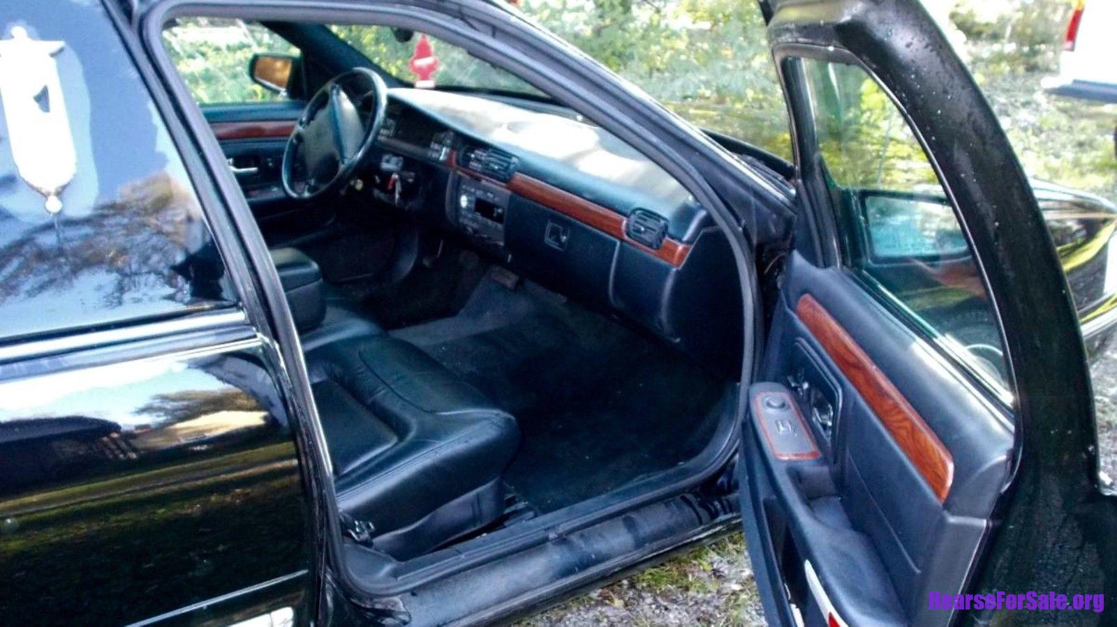 1999 Cadillac Coupe de Fleur Flower Car Hearse passenger side door