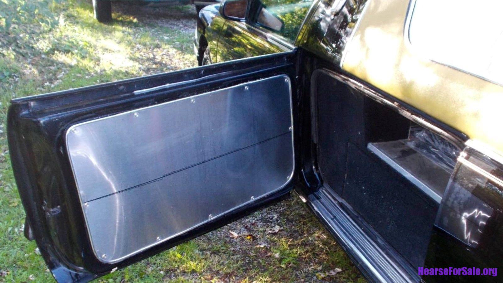 1999 Cadillac Coupe de Fleur Flower Car Hearse driver side rear door