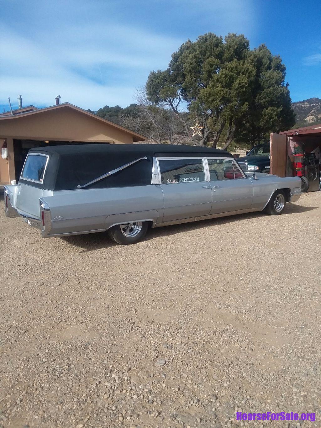 1966 Cadillac DeVille Hearse passenger side