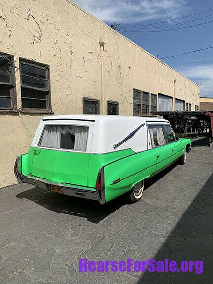 1973 Cadillac Deville Superior Hearse off White™ for Dying Branding 1973 Cadillac DeVille Superior Hearse Off White™ 'FOR DYING' Branding