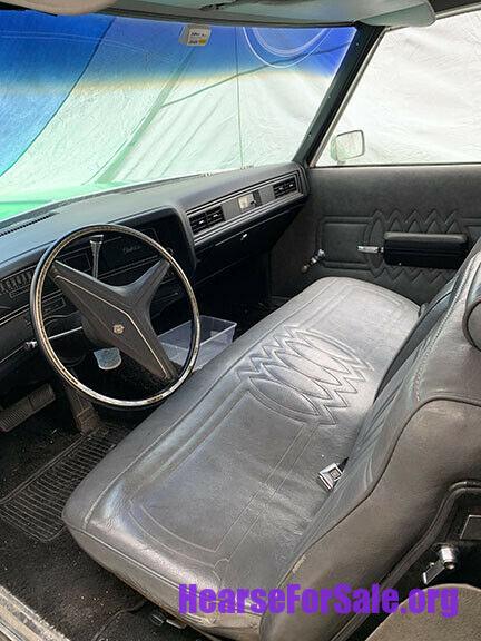 1973 Cadillac Deville Superior Hearse off White™ for Dying Branding 1973 Cadillac DeVille Superior Hearse Off White™ 'FOR DYING' Branding