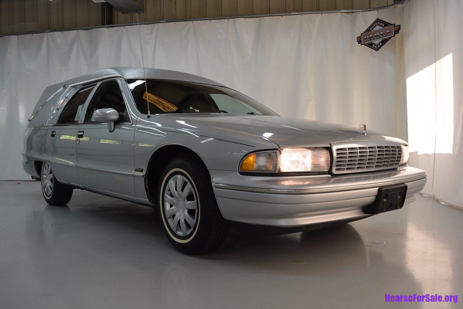 1992 Chevrolet Caprice Eagle Hearse passenger side front quarter view