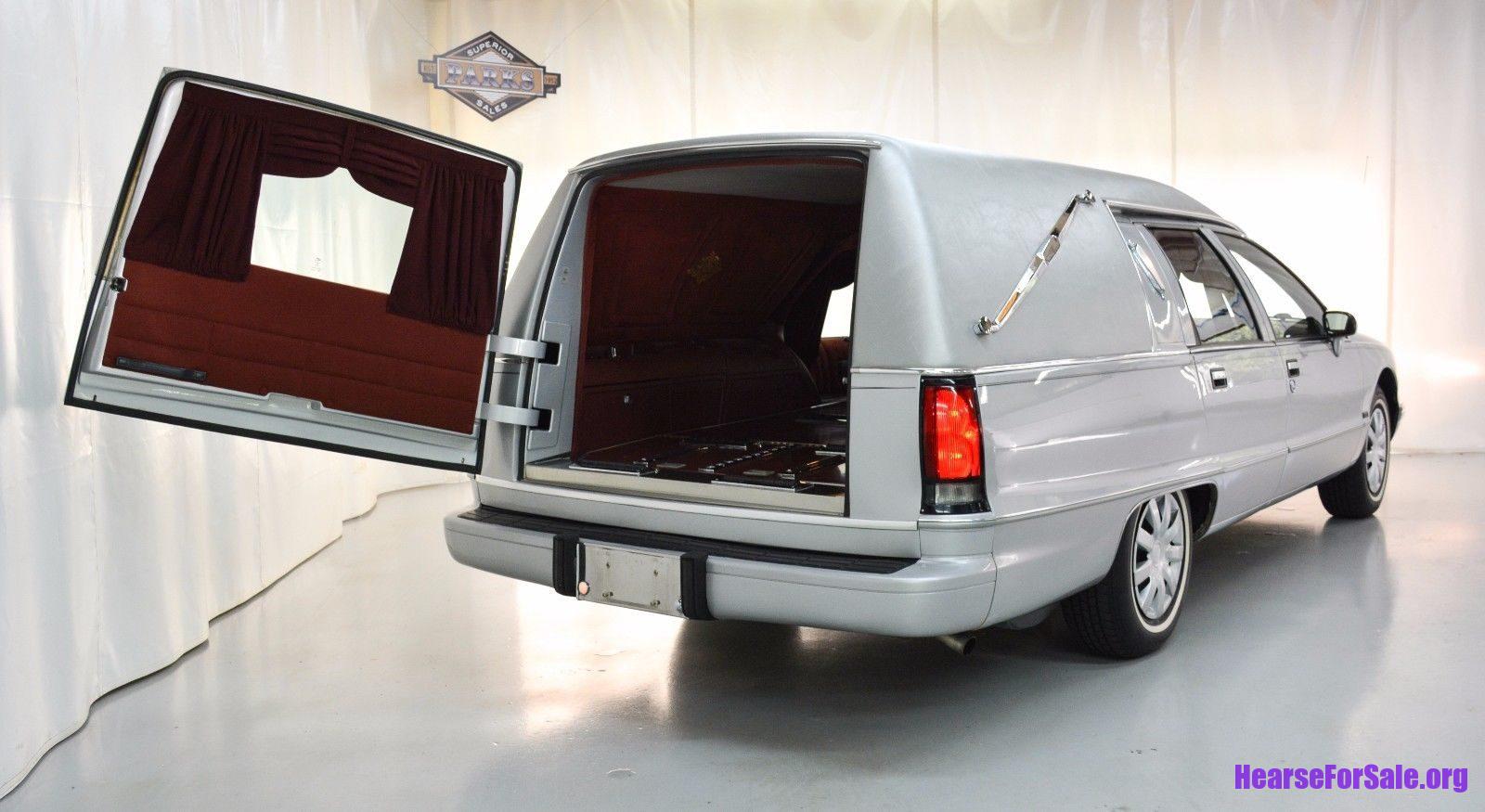 1992 Chevrolet Caprice Eagle Hearse rear door open