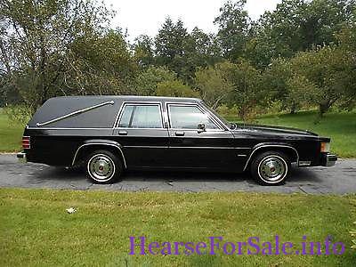 1984 Mercury Grand Marquis Colony Park Hearse passenger side