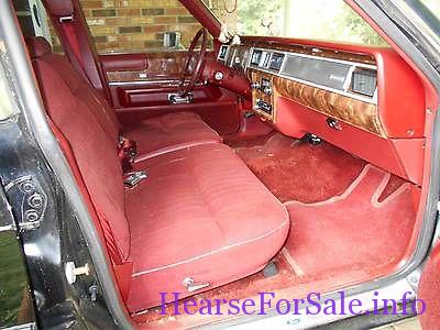 1984 Mercury Grand Marquis Colony Park Hearse drivers cab from passenger side view