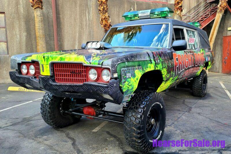 1969 Oldsmobile Hearse, Monster Truck Style
