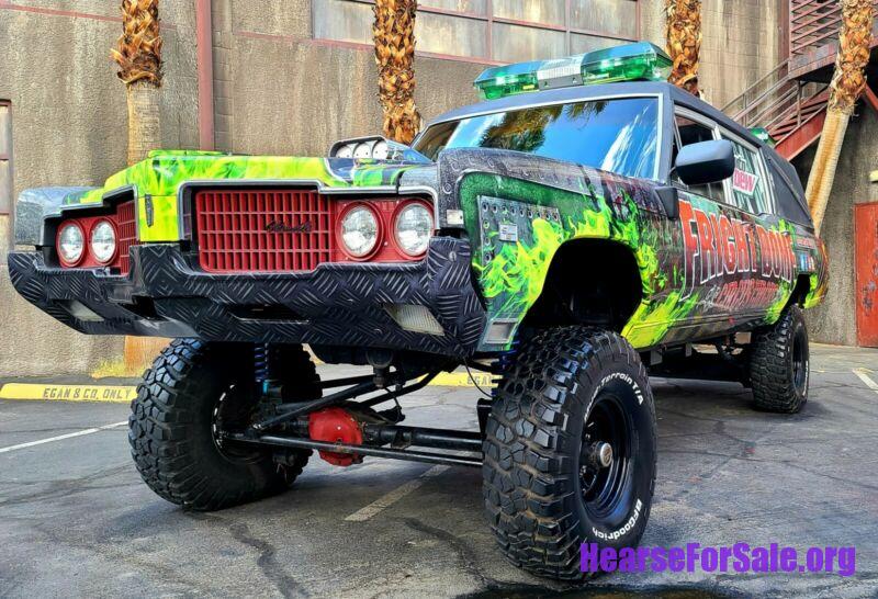 1969 Oldsmobile Hearse, Monster Truck Style
