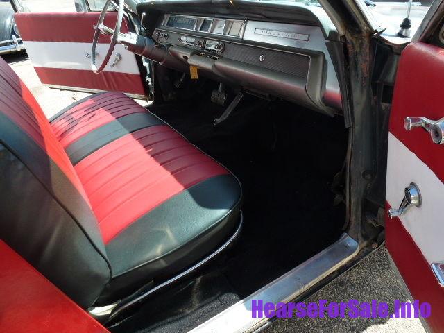 1963 Oldsmobile Hearse driver cab bench seat