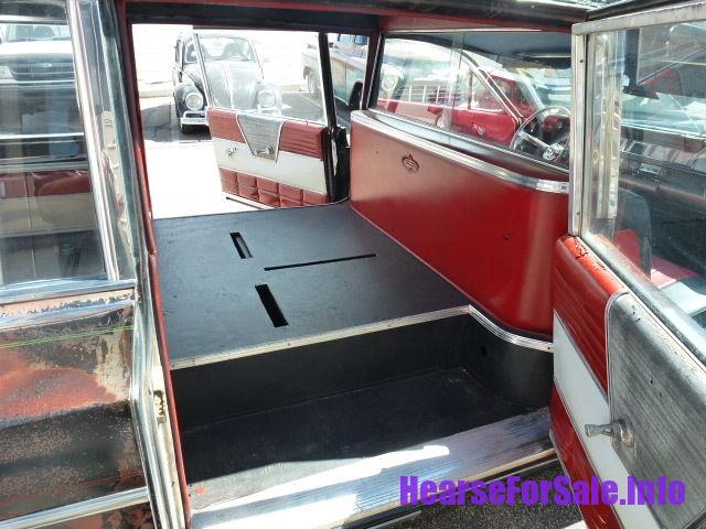 1963 Oldsmobile Hearse rear partition