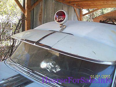 1954 Pontiac Hearse, roof top light