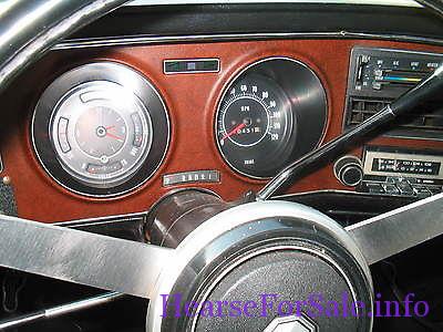 1971 Pontiac Bonneville Superior Hearse Ambulance Combo 1971 Pontiac Bonneville Superior Hearse instrument cluster, odometer