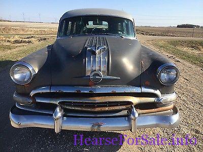 1954 Pontiac First Call Hearse front end