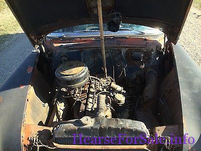 1954 Pontiac First Call Hearse engine