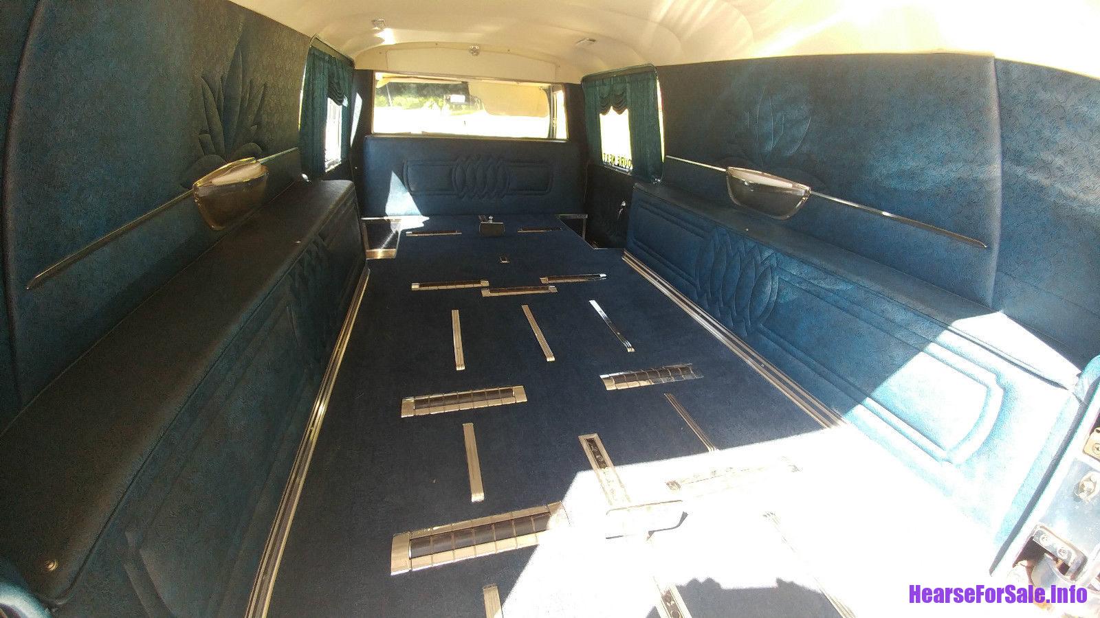 1973 Pontiac Grand Ville Superior Hearse, casket compartment