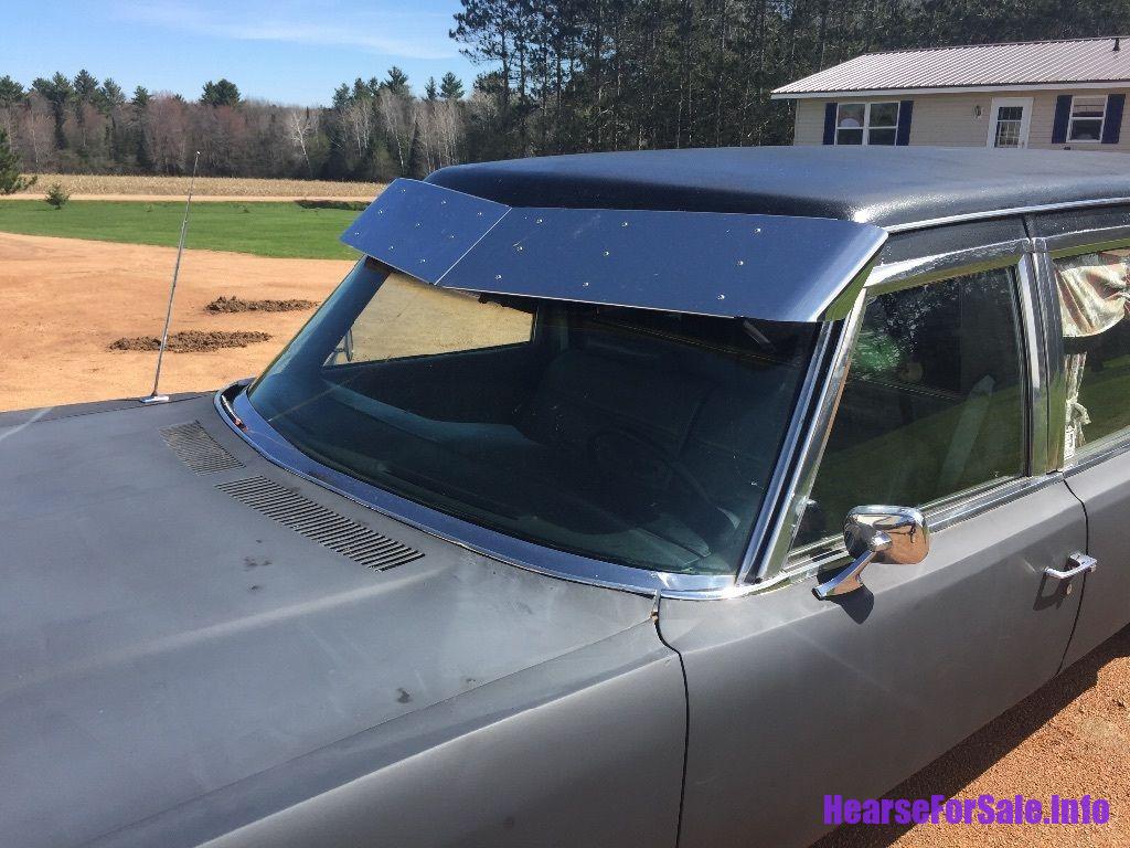 1973 Pontiac Grand Ville Hearse 1973 Pontiac Grandville Hearse, windshield visor